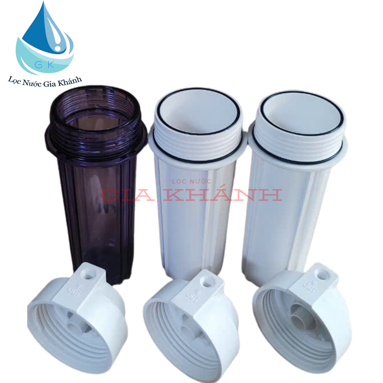 Bộ cốc lọc 10 inch 2 gioăng ren 13