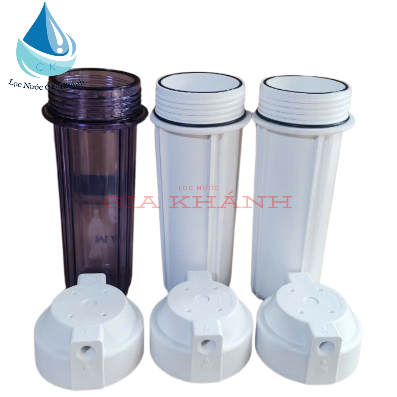 Bộ cốc lọc 10 inch 2 gioăng ren 13