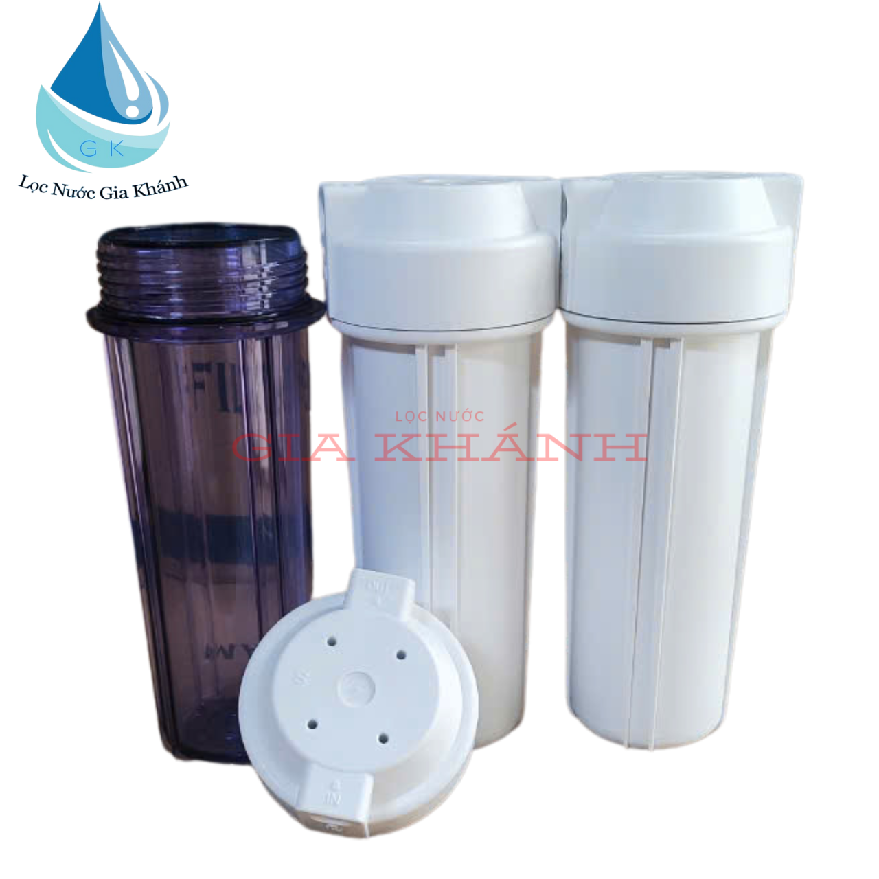 Bộ cốc lọc 10 inch 2 gioăng ren 13