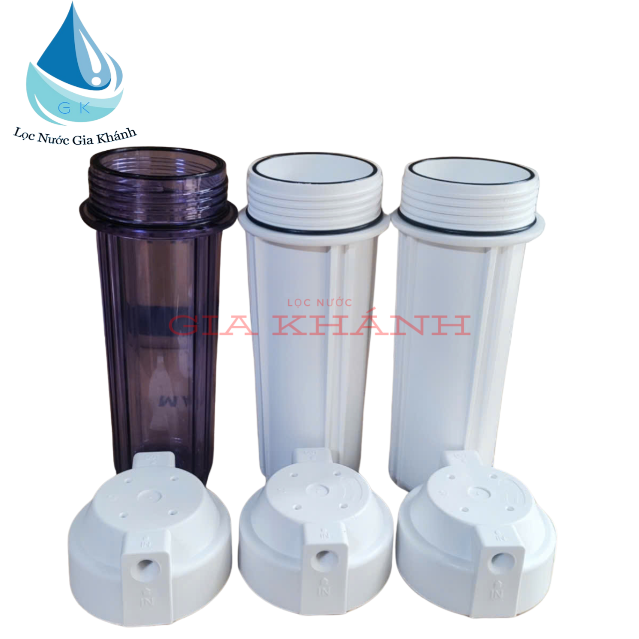 Bộ cốc lọc 10 inch 2 gioăng ren 13