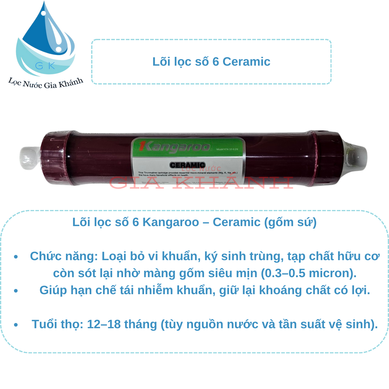 Bộ lõi tạo khoáng 5,6,7 Kangaroo