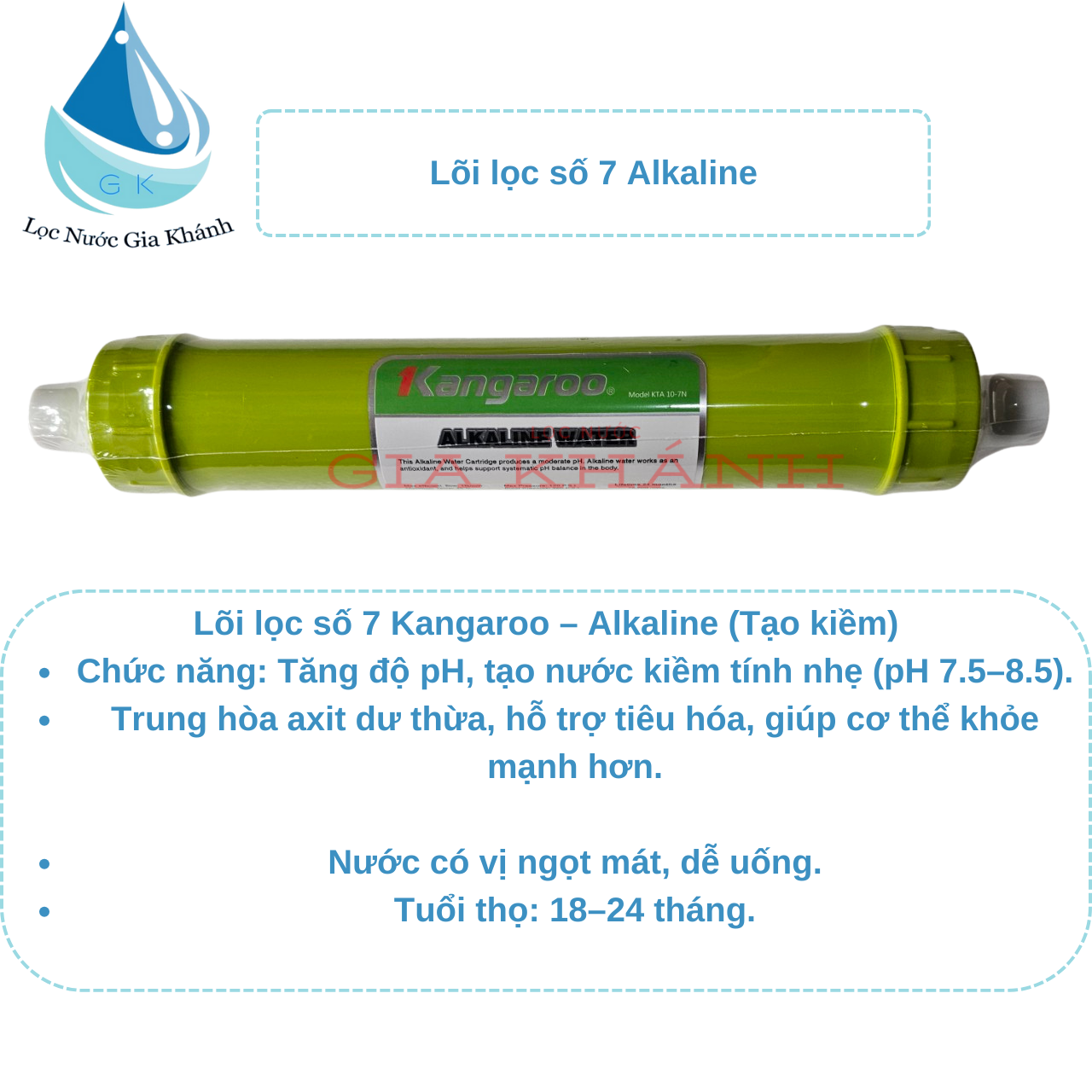 Bộ lõi tạo khoáng 5,6,7 Kangaroo
