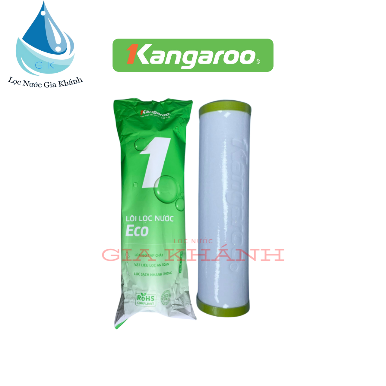 bộ 3 lõi lọc 1,2,3 kangaroo eco