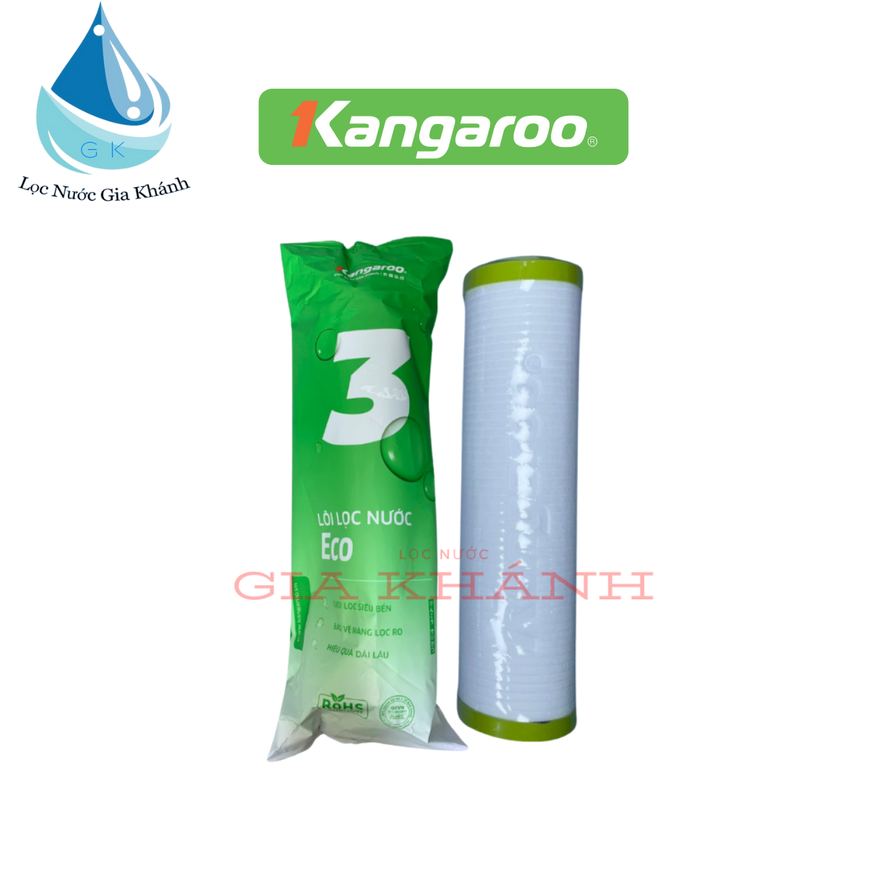 bộ 3 lõi lọc 1,2,3 kangaroo eco