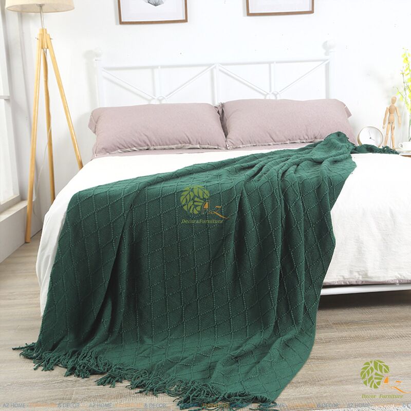 Khăn decor màu