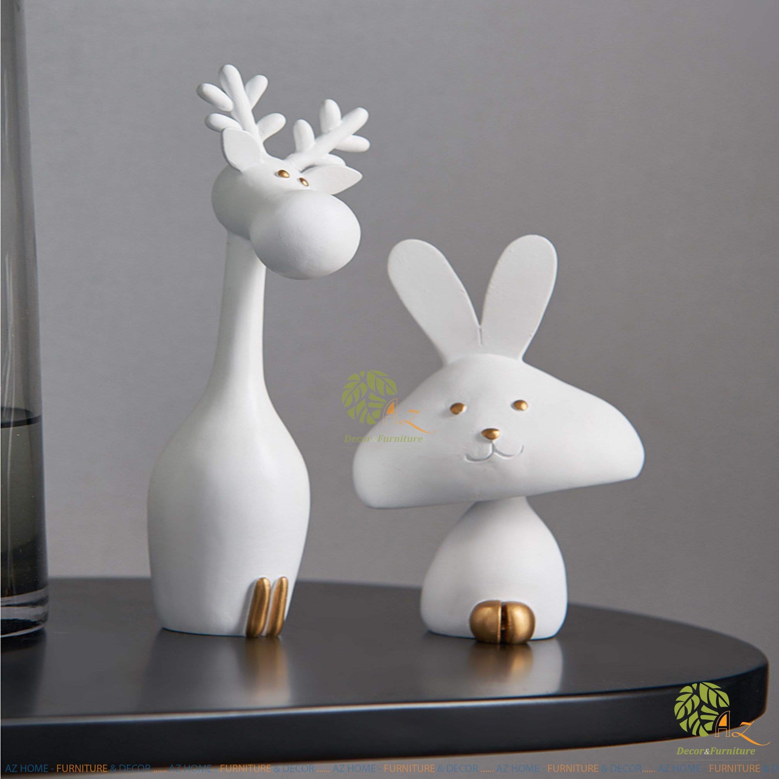 Tượng Thỏ trắng 13.5cm