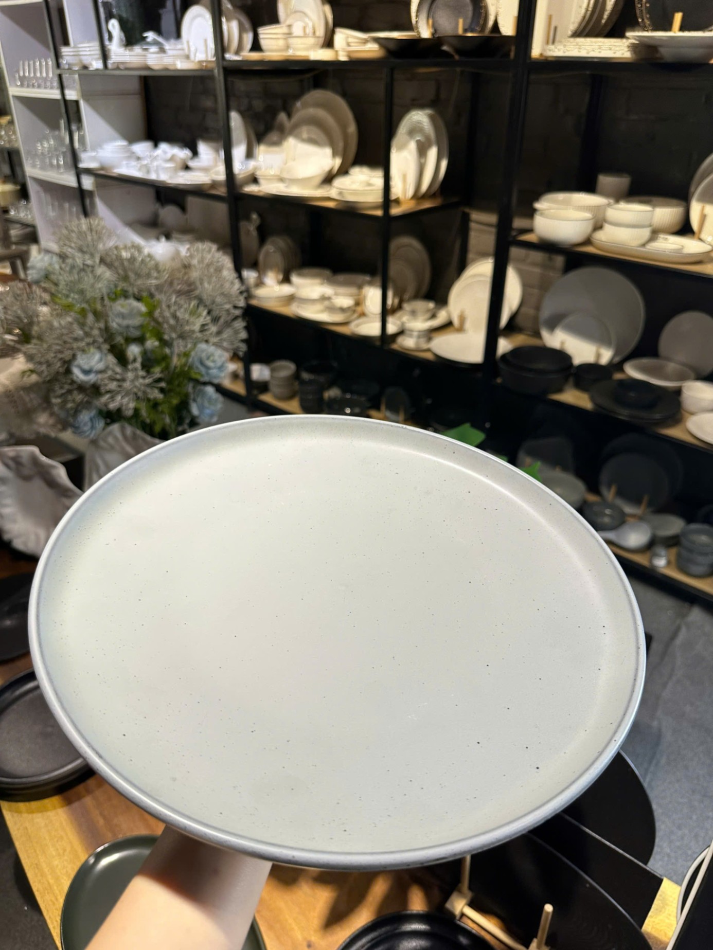 Đĩa bằng Grey 31cm