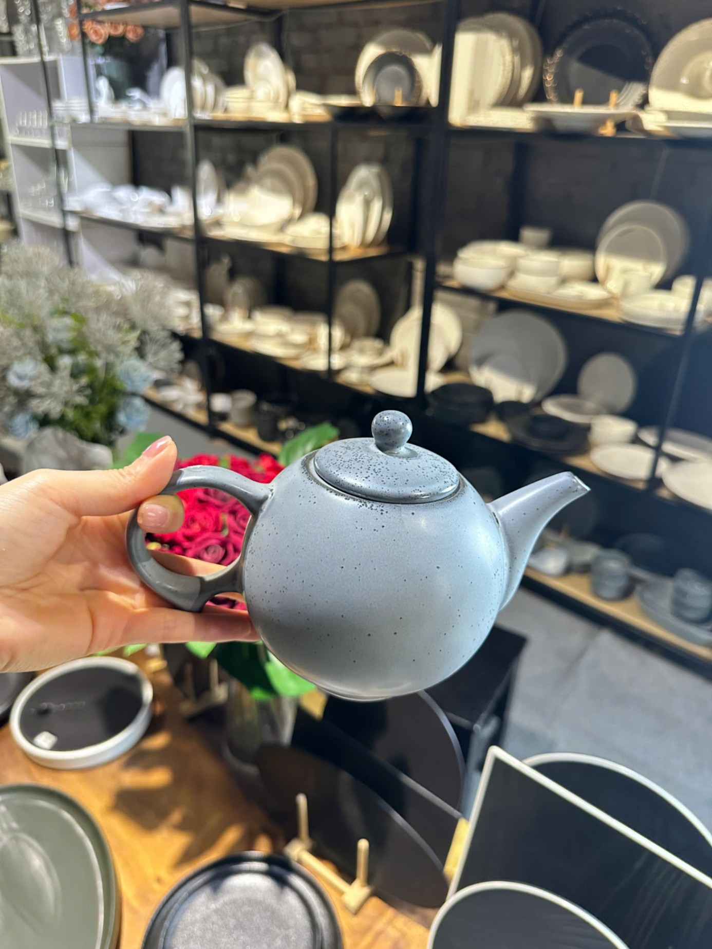 Ấm trà Grey