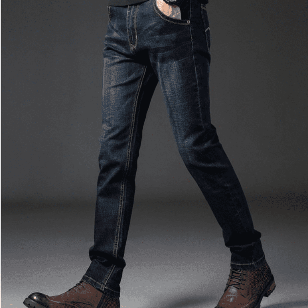 Quần Jeans Nam Dài Straight Fit