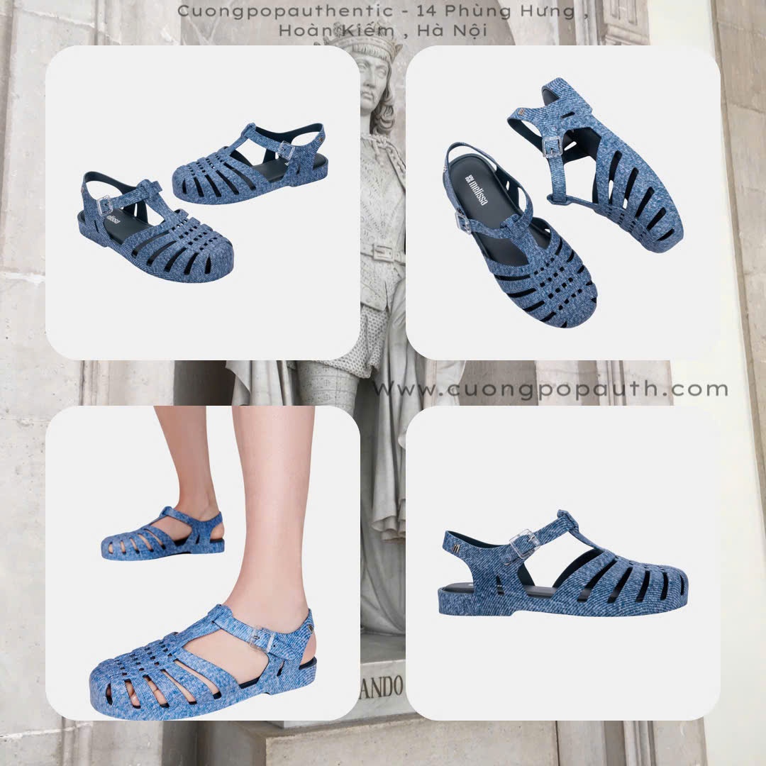 SANDAL MLS BLEU JEAN BG671