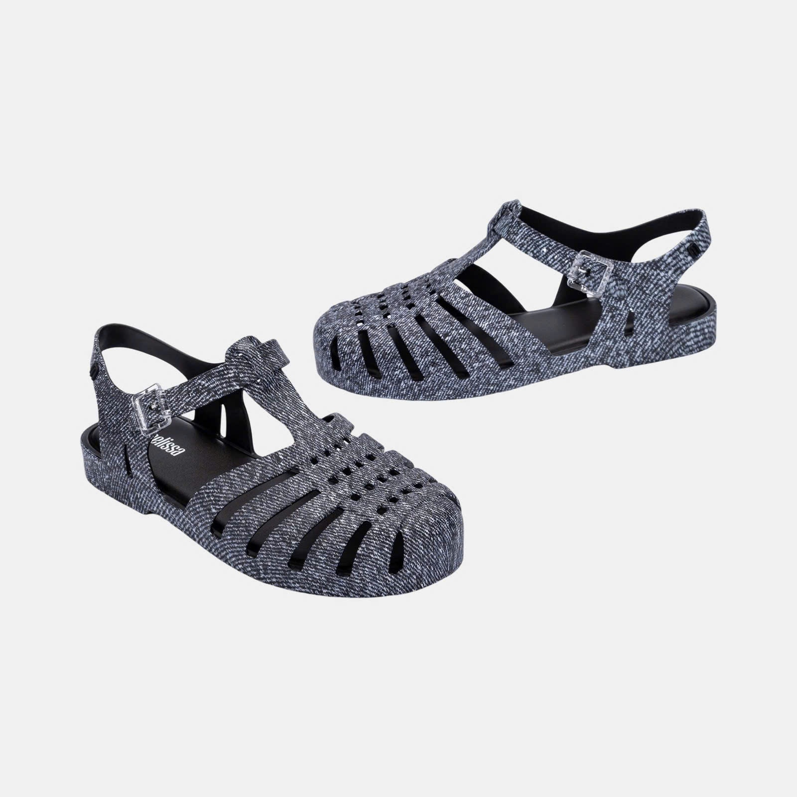 SANDAL MLS BLACK JEAN BG672