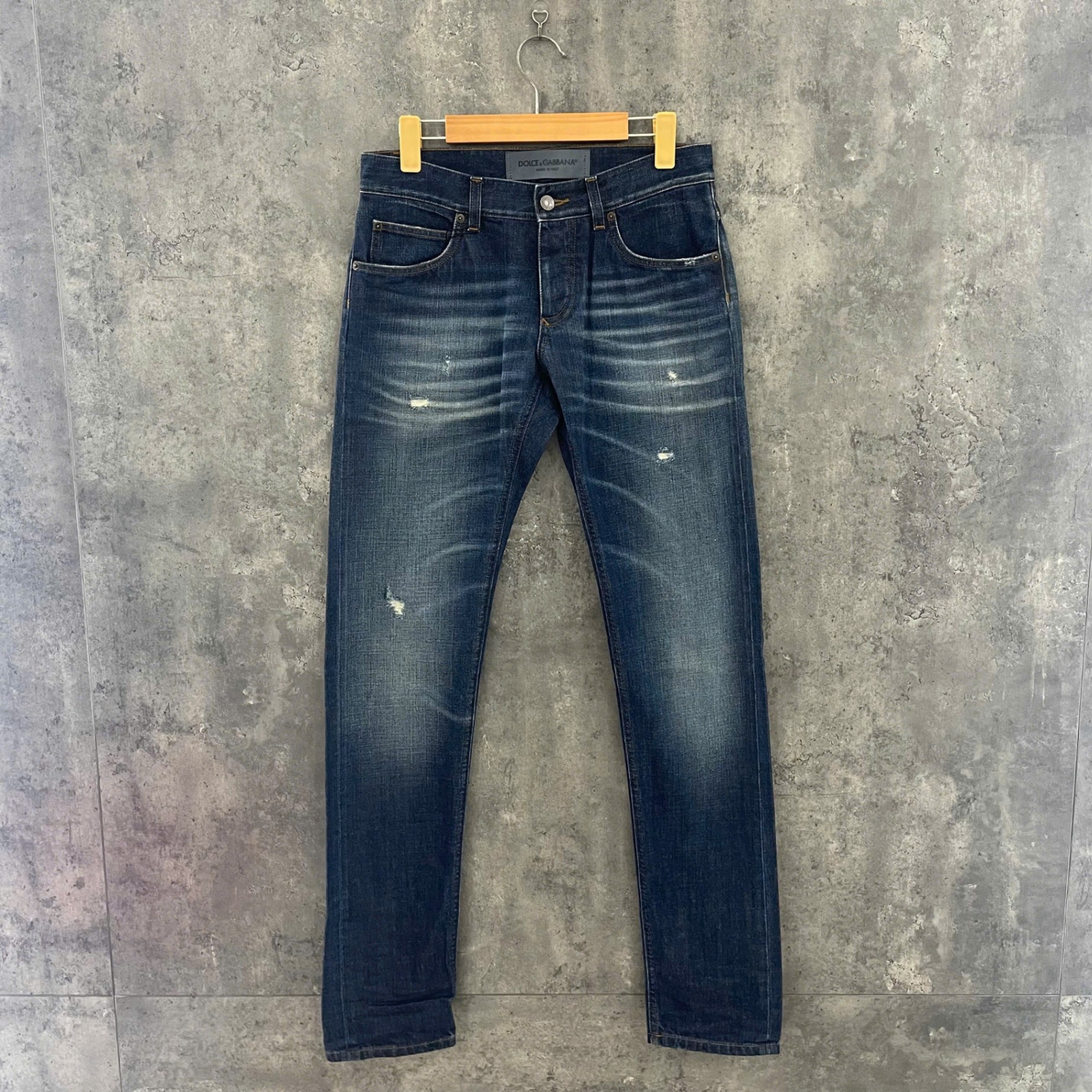 JEAN DOLCE XANH WASH RÁCH 2 ĐÙI 14 GOLD G6LBLD G8S23 S9001
