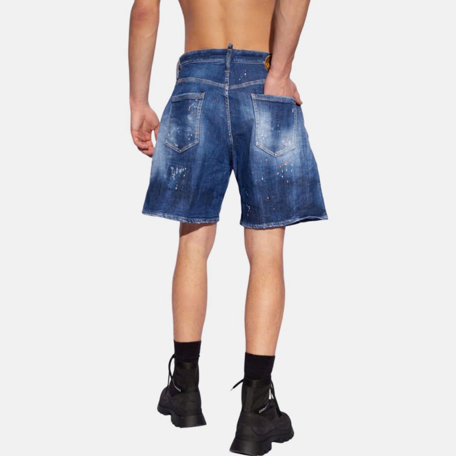 SHORT DSQUARED2 XANH S71MU0797 S30872 470