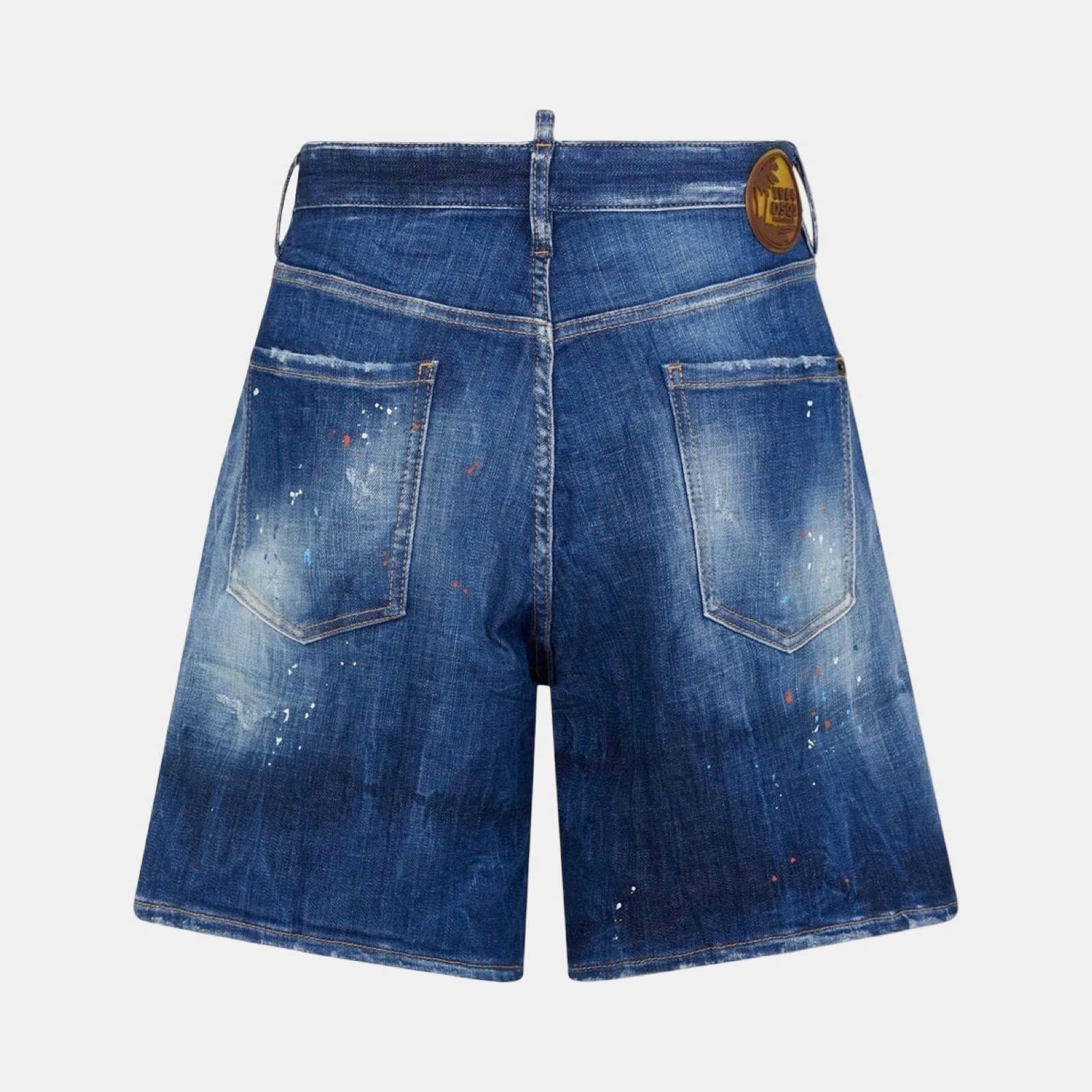 SHORT DSQUARED2 XANH S71MU0797 S30872 470