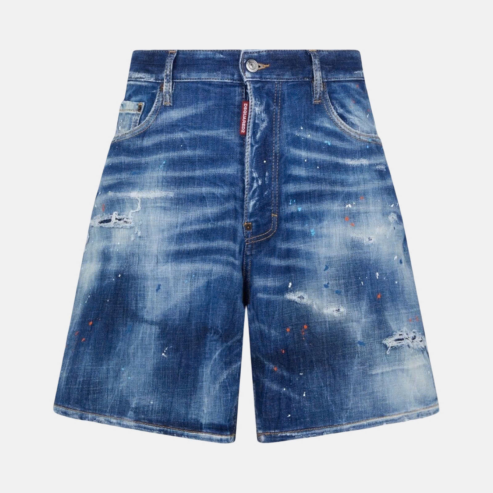 SHORT DSQUARED2 XANH S71MU0797 S30872 470