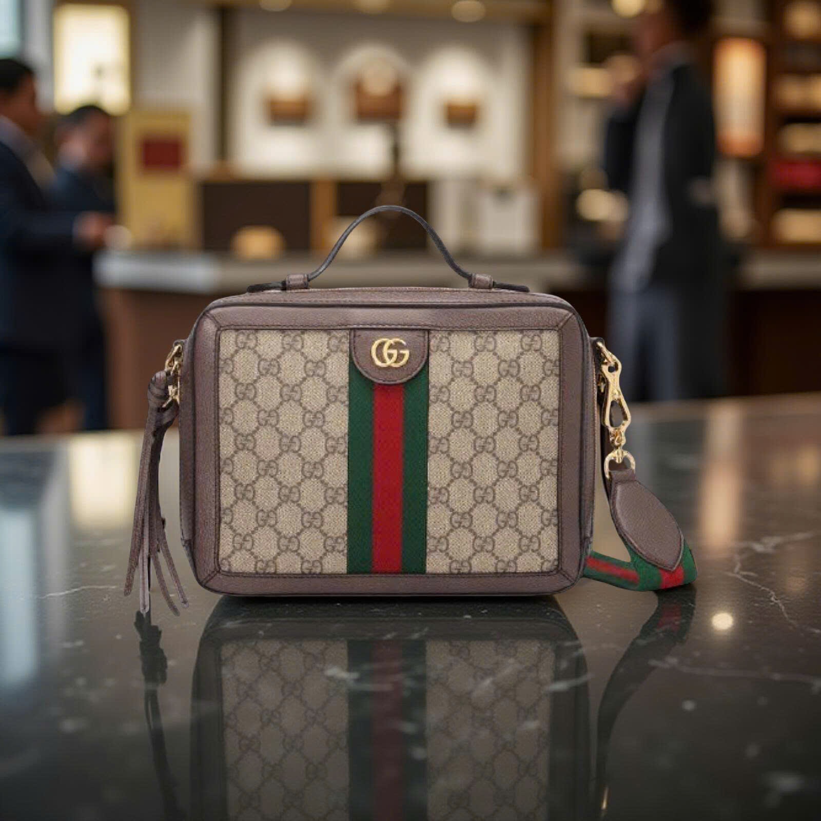 TÚI GUCCI HỌA TIẾT MONOGRAM 550622 K05NG 8745