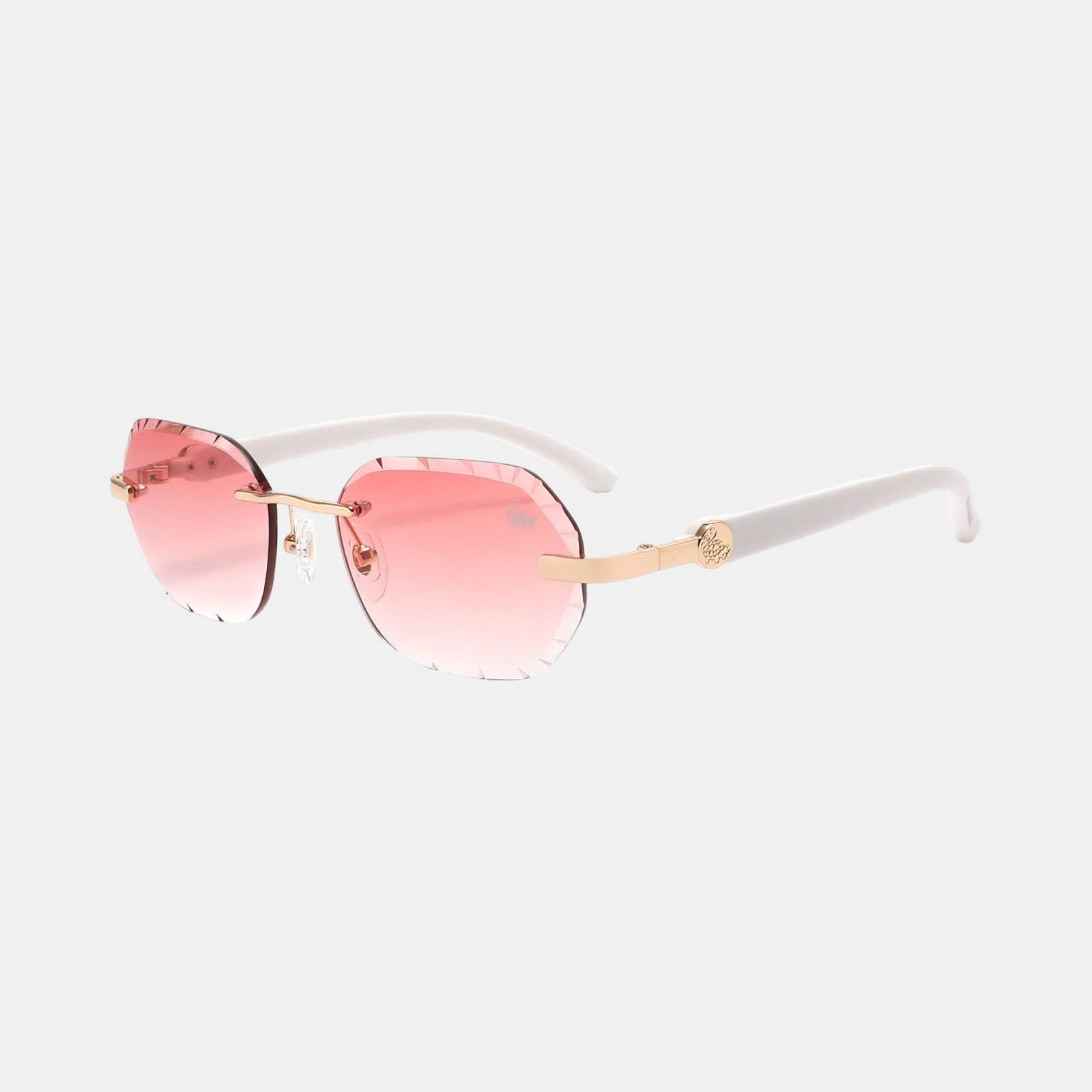 KÍNH BELVOIR DIAMNOD CUT WILLOW BURNT RED GOLD|WHITE SIZE 53