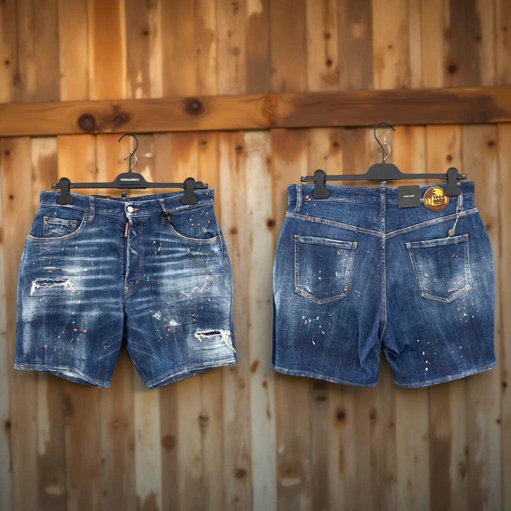 SHORT DSQUARED2 XANH S71MU0797 S30872 470