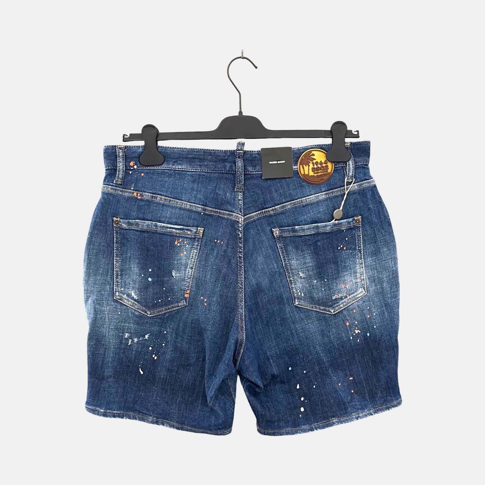 SHORT DSQUARED2 XANH S71MU0797 S30872 470