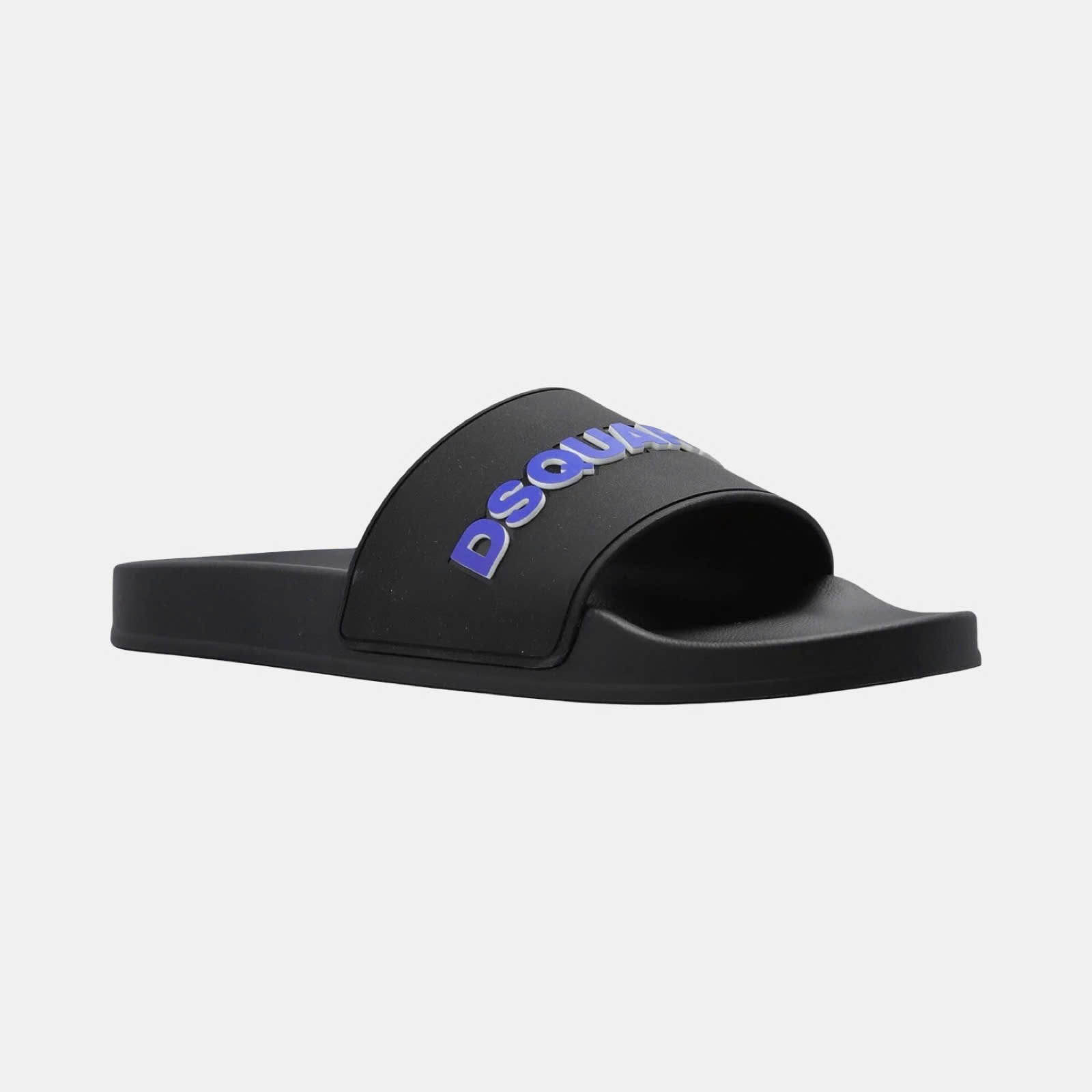 DÉP DSQUARED2 ĐEN CHỮ XANH FFM0023 17205013 M1604