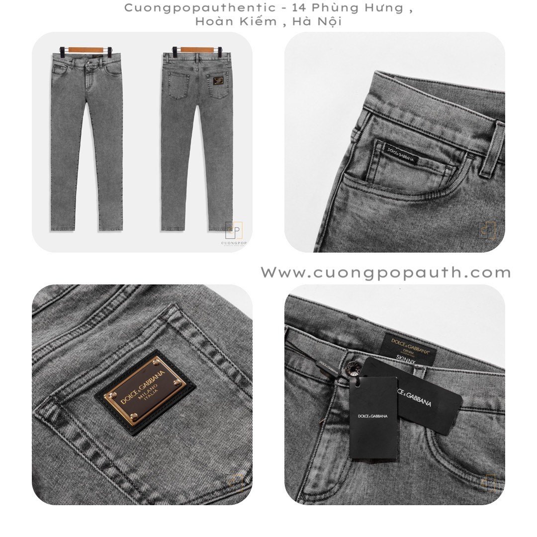 JEAN DOLCE XÁM TAG GOLD SLIM GY07CD G8CP4