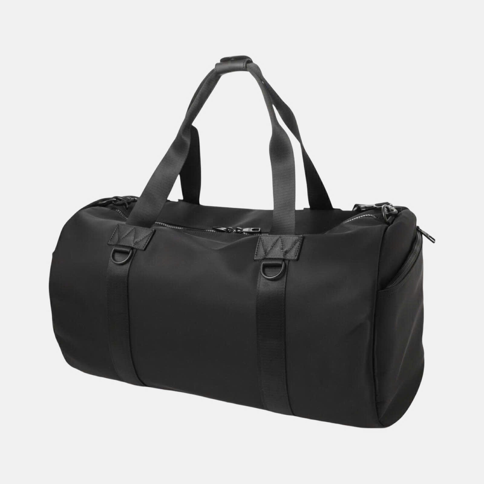 TÚI TRỐNG VERSACE ĐEN SỌC VÀNG 75YA4B93-ZS927_G89