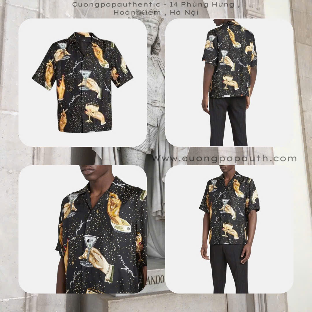 SƠ MI AMIRI NHIỀU HỌA TIẾT PS24MSS018 001
