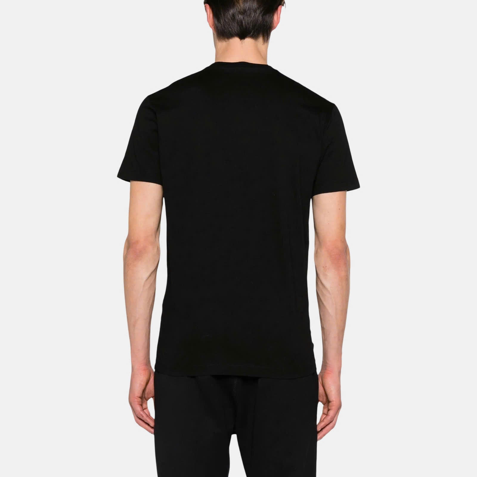ÁO PHÔNG DSQUARED2 ĐEN HERE S71GD1395 S23009 900