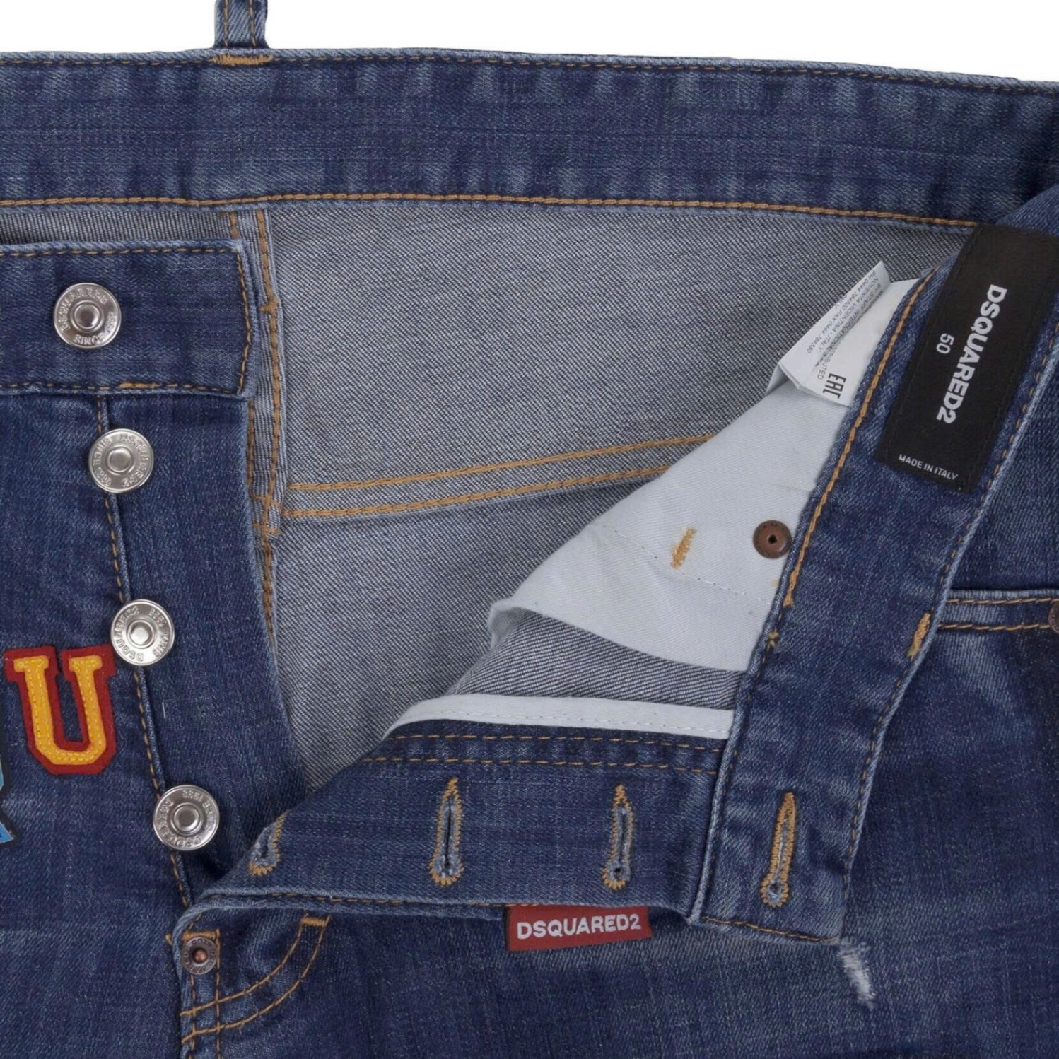 JEAN DSQUARED2 XANH CHỮ TRƯỚC COOLGUY S74LB0349 S30342 470