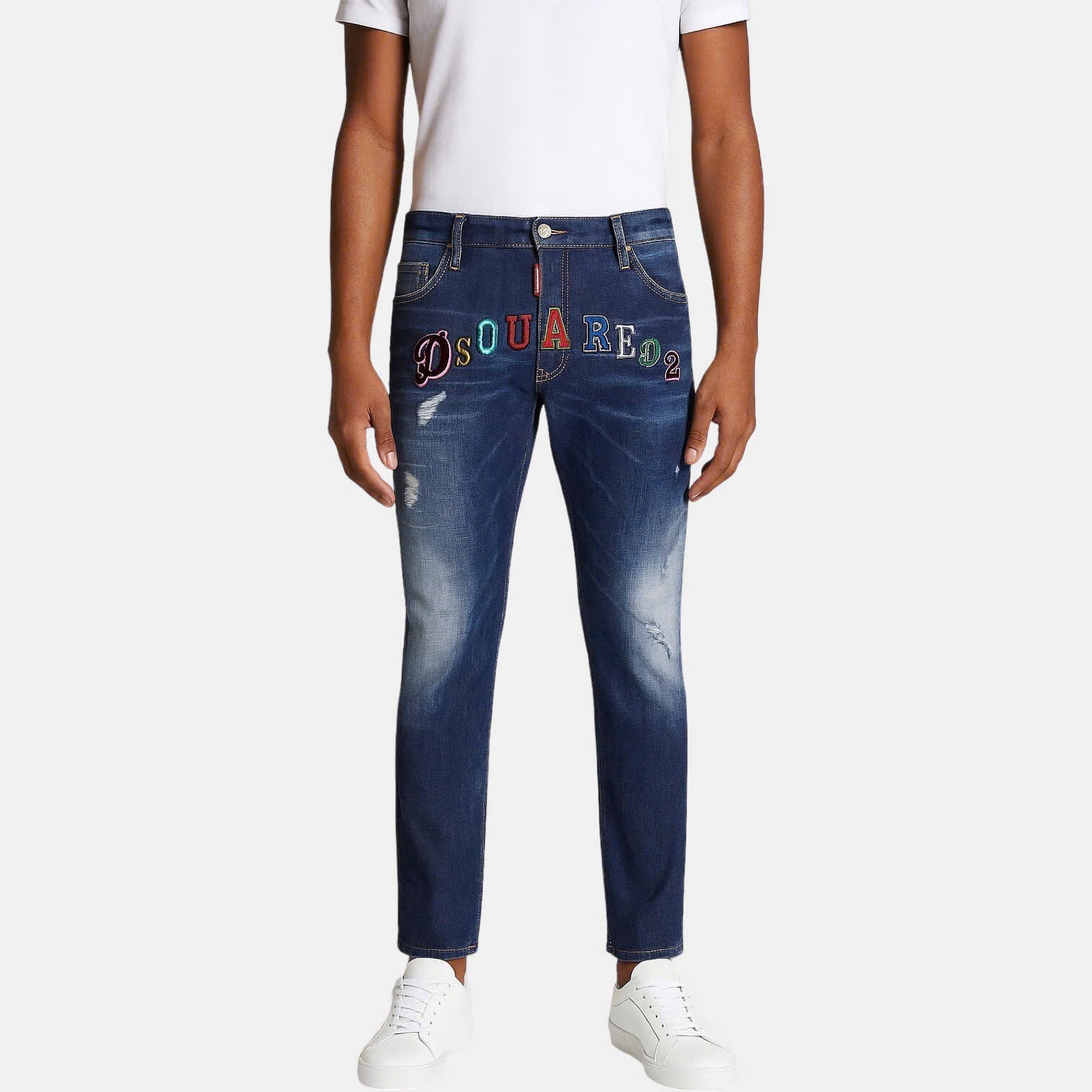 JEAN DSQUARED2 XANH CHỮ TRƯỚC COOLGUY S74LB0349 S30342 470