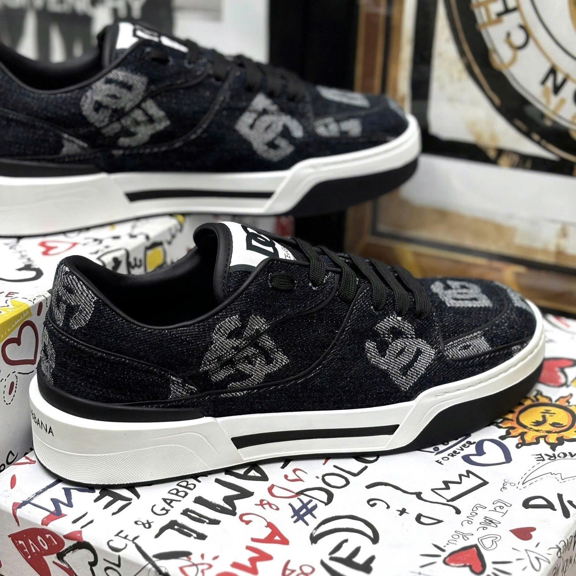 GIÀY SNEAKER DOLCE DENIM CS2036 AH438 80650 BLU