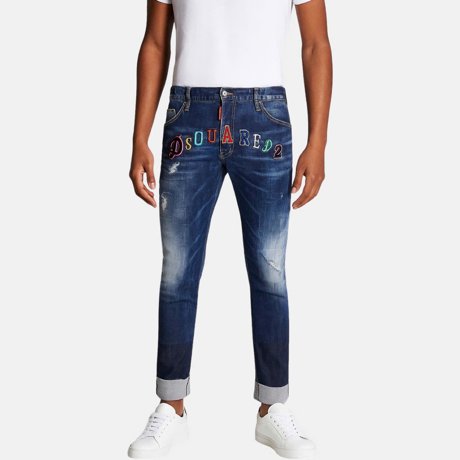 JEAN DSQUARED2 XANH CHỮ TRƯỚC COOLGUY S74LB0349 S30342 470