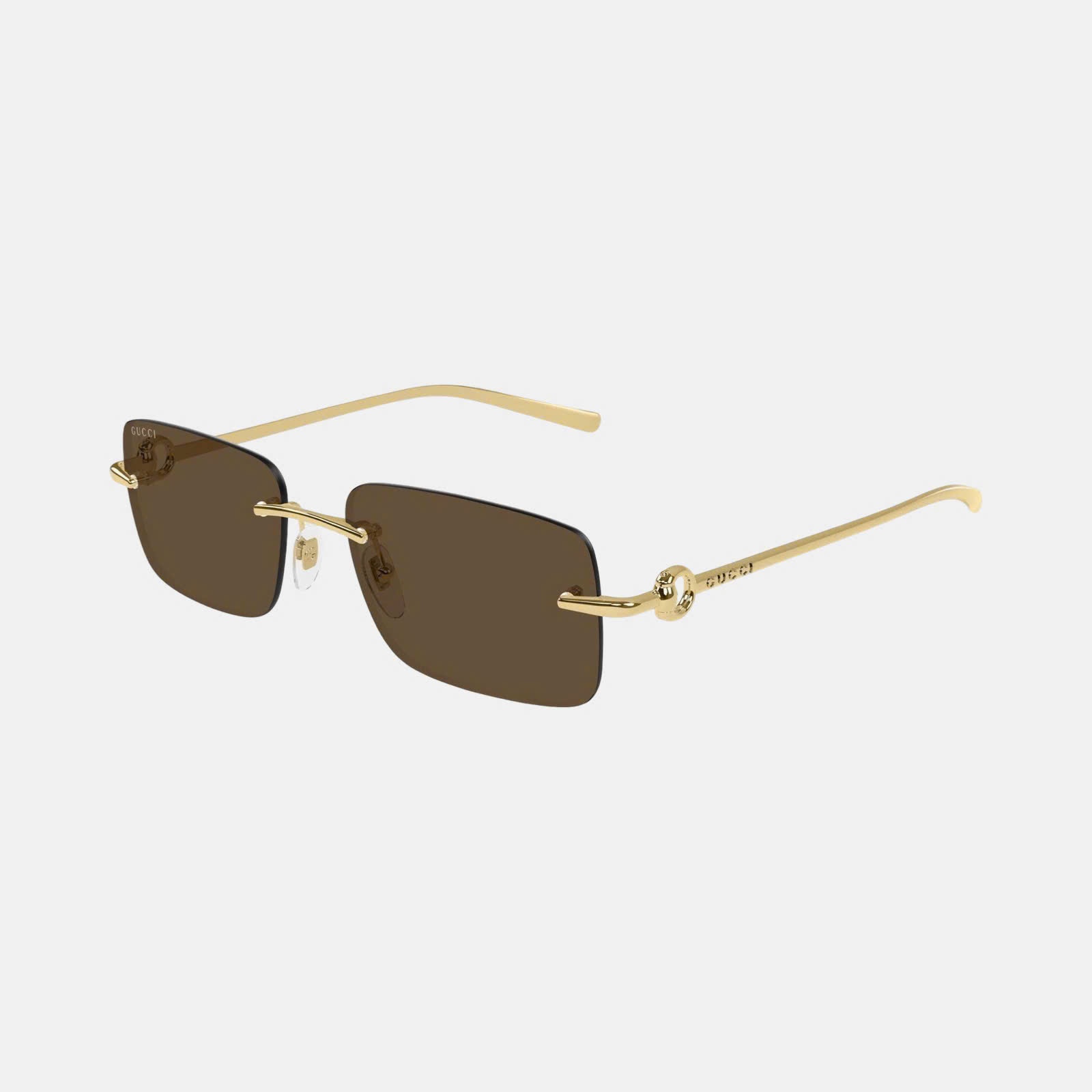 KÍNH GUCCI VÀNG MẮT NÂU GG1703S 004 SIZE 55/17/140