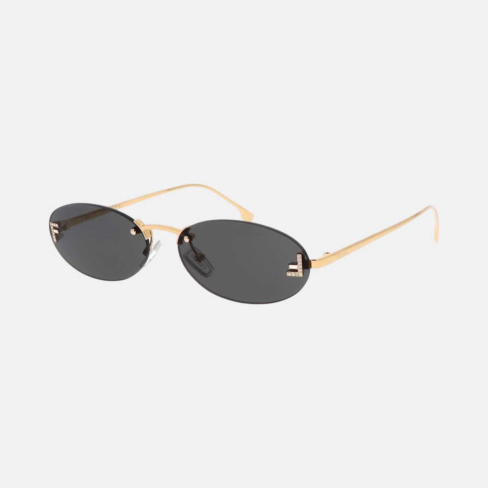 KÍNH FENDI VÀNG MẮT ĐEN FE4075US 30A SIZE 54/15/135