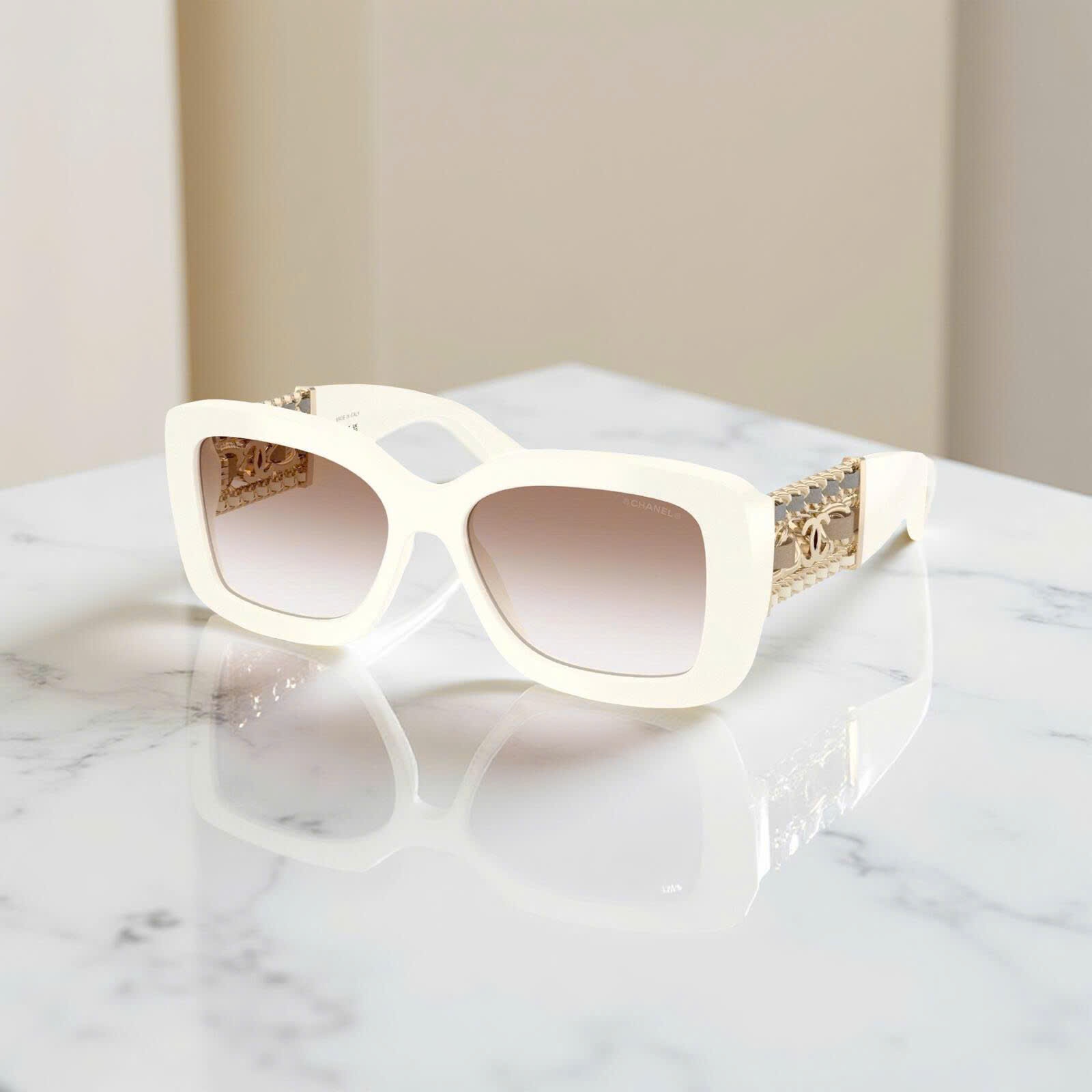 KÍNH CHANEL WHITE BROWN 0CH5535Q 125513 52/17/140