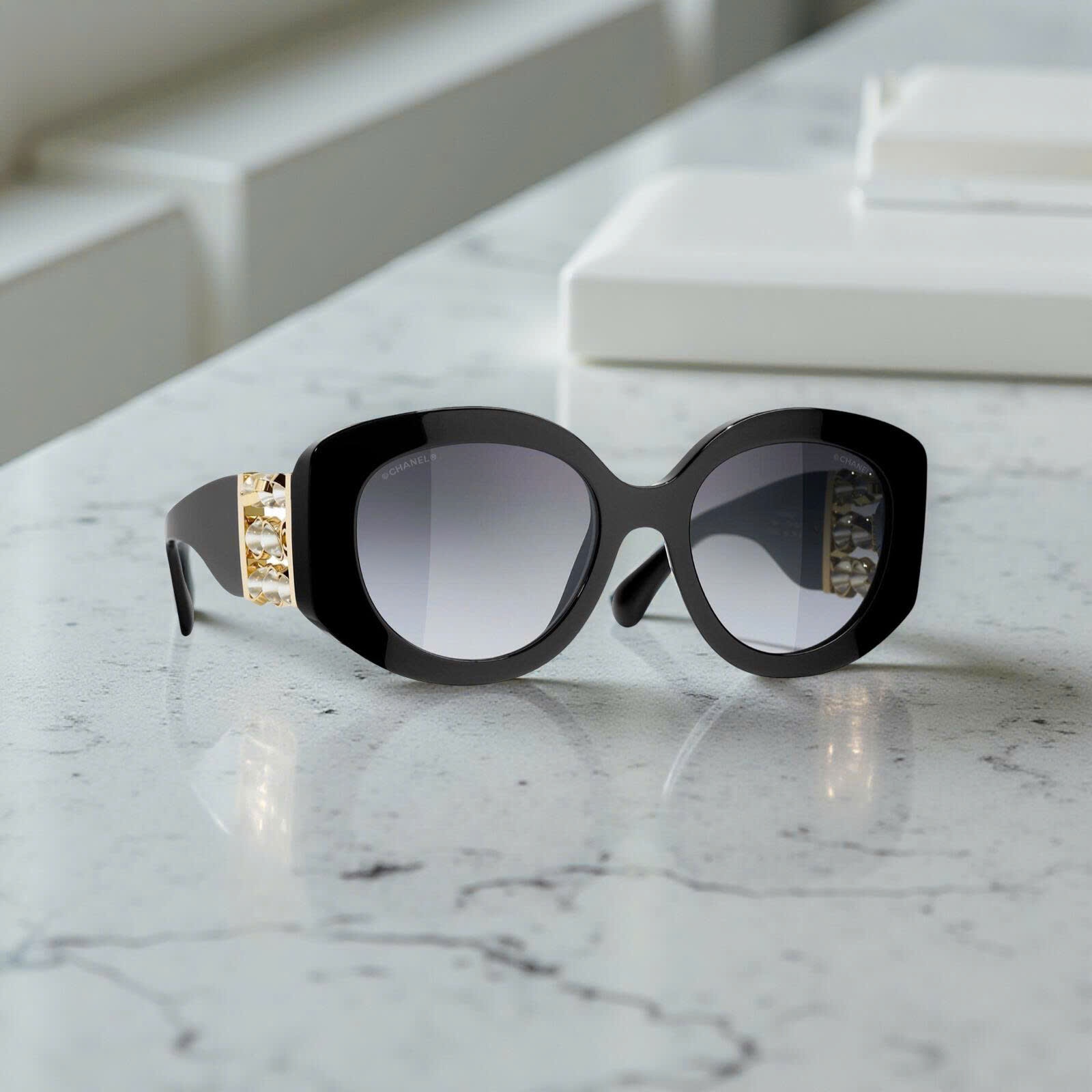 KÍNH CHANEL BLACK GREY 0CH5543 C622S6 54/20/140
