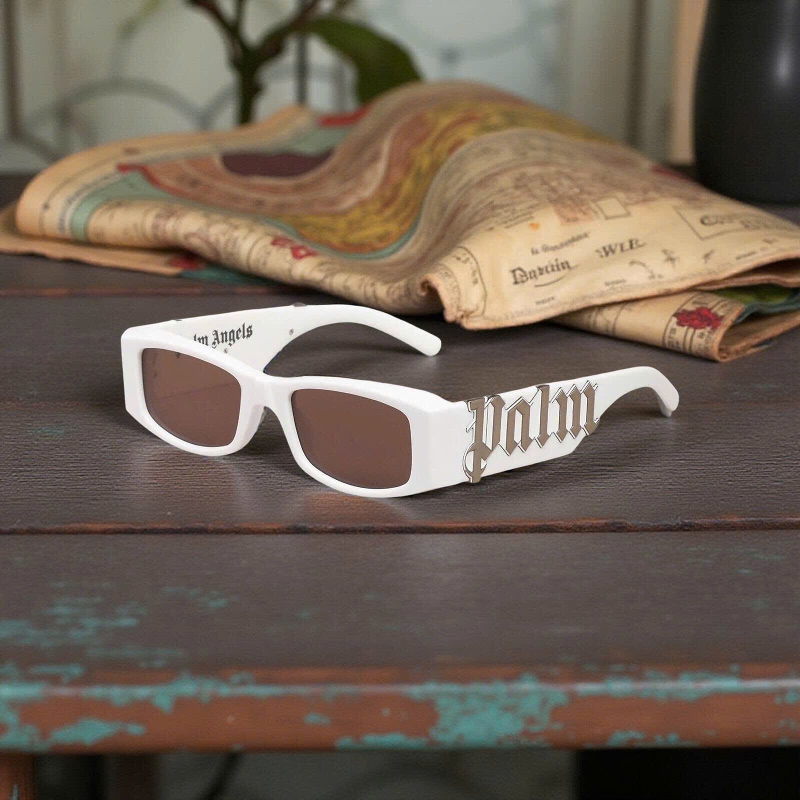 KÍNH PALM ANGELS ANGELS WHITE PERI001 0160 WHITE 51/19/145