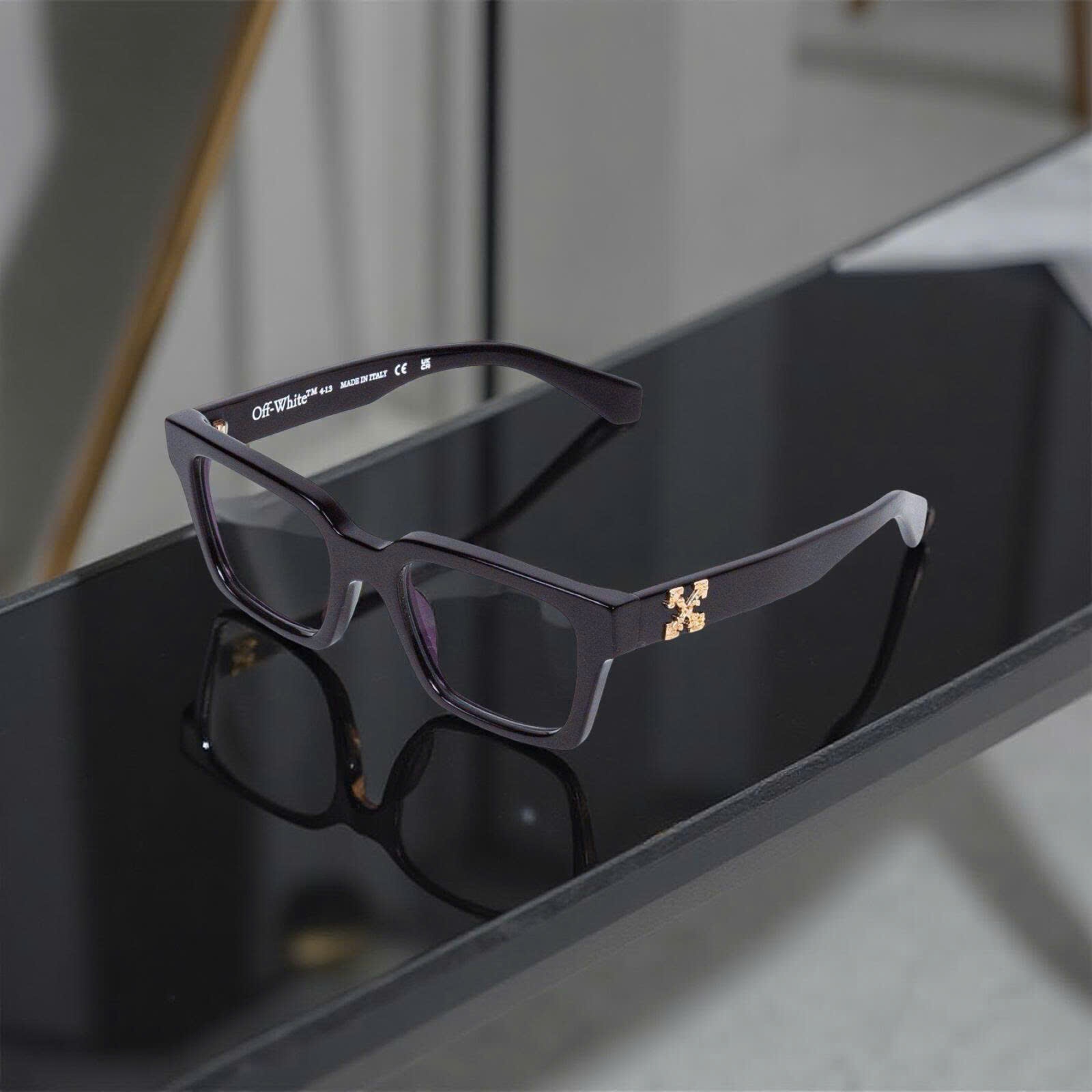 KÍNH OFF WHITE OPTICAL STYLE 21 BLACK OERJ021C99PLA0011000 50/21/145