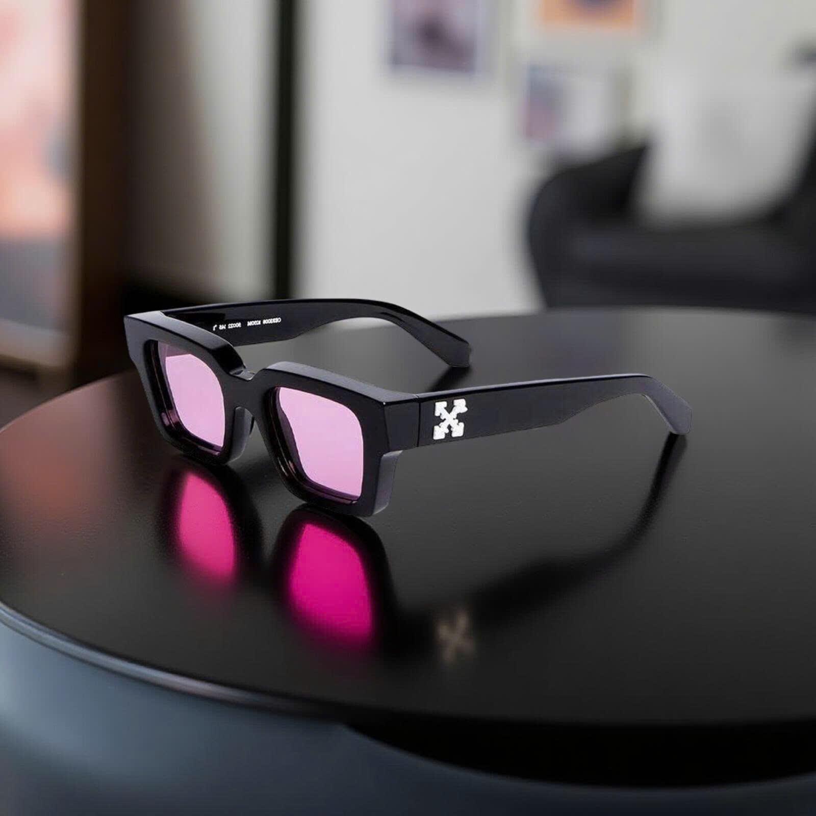 KÍNH OFF WHITE VIRGIL BLACK PINK OERI0081030 50/22/145