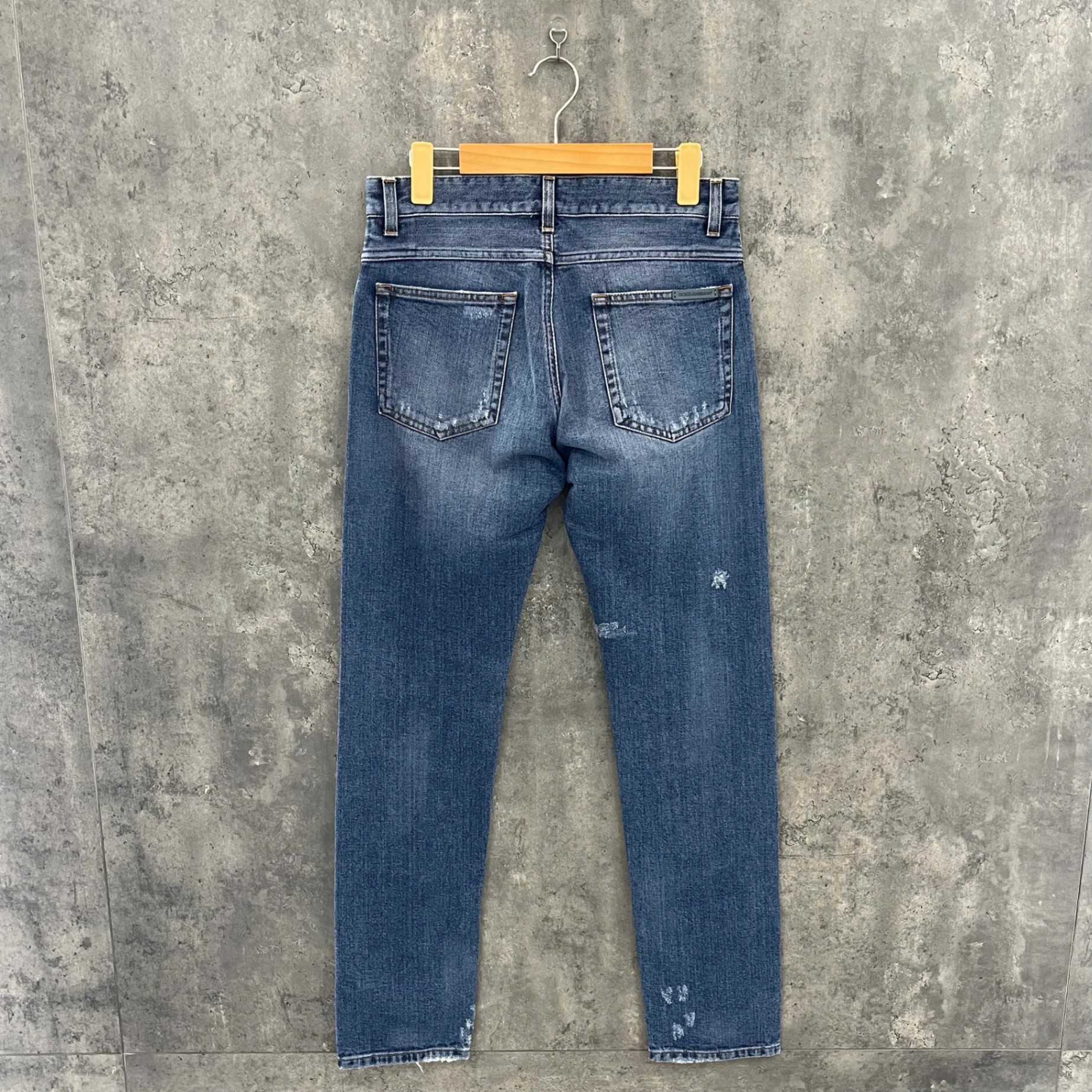 JEAN DOLCE XANH WASH RÁCH 2 ĐÙI G6LBCD G8S36 S9001