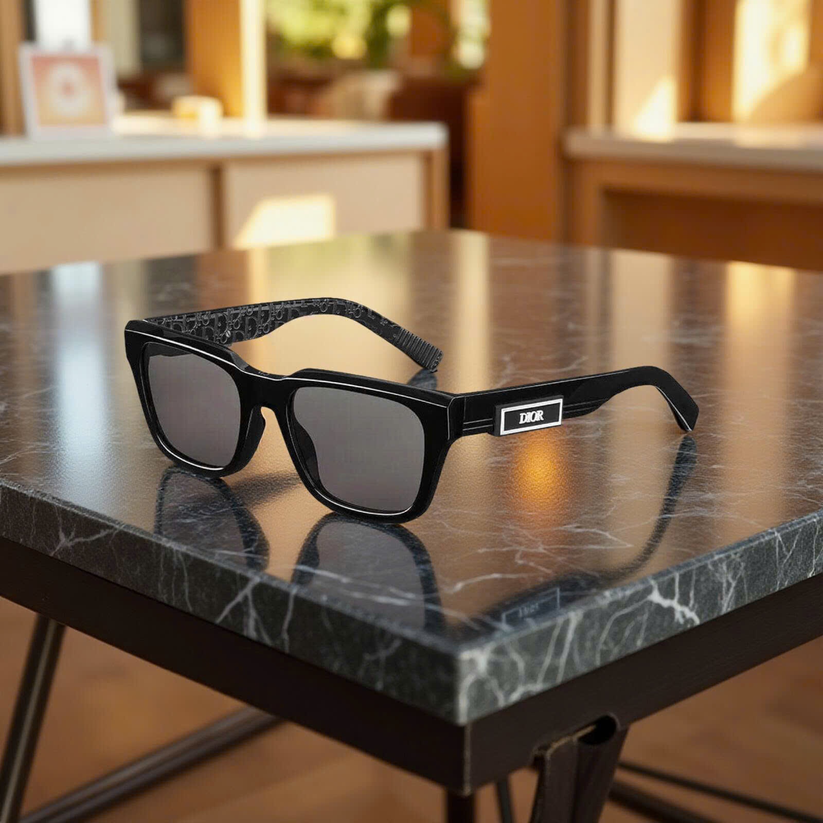 KÍNH DIOR S1I 10A0 BLACK DARK GREY SIZE 55/18/140