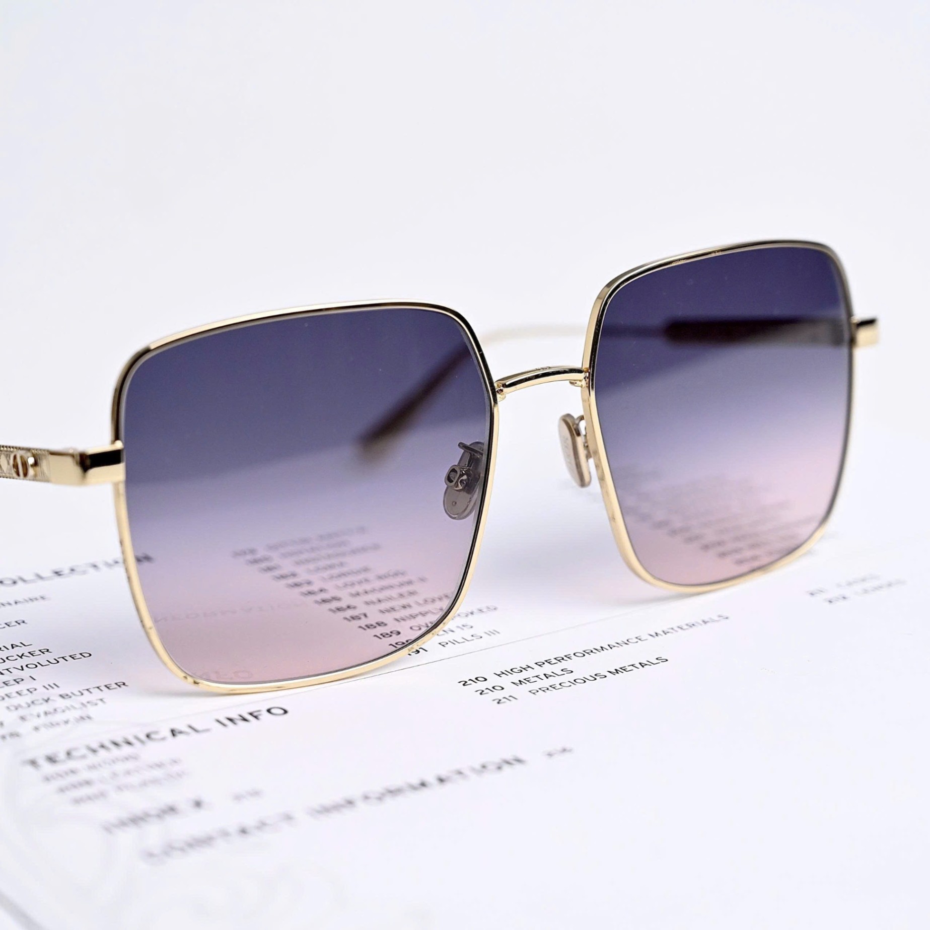 KÍNH DIORCANNAGE S1U B0G2 GOLD RED GRADIENT SIZE 59/18/140