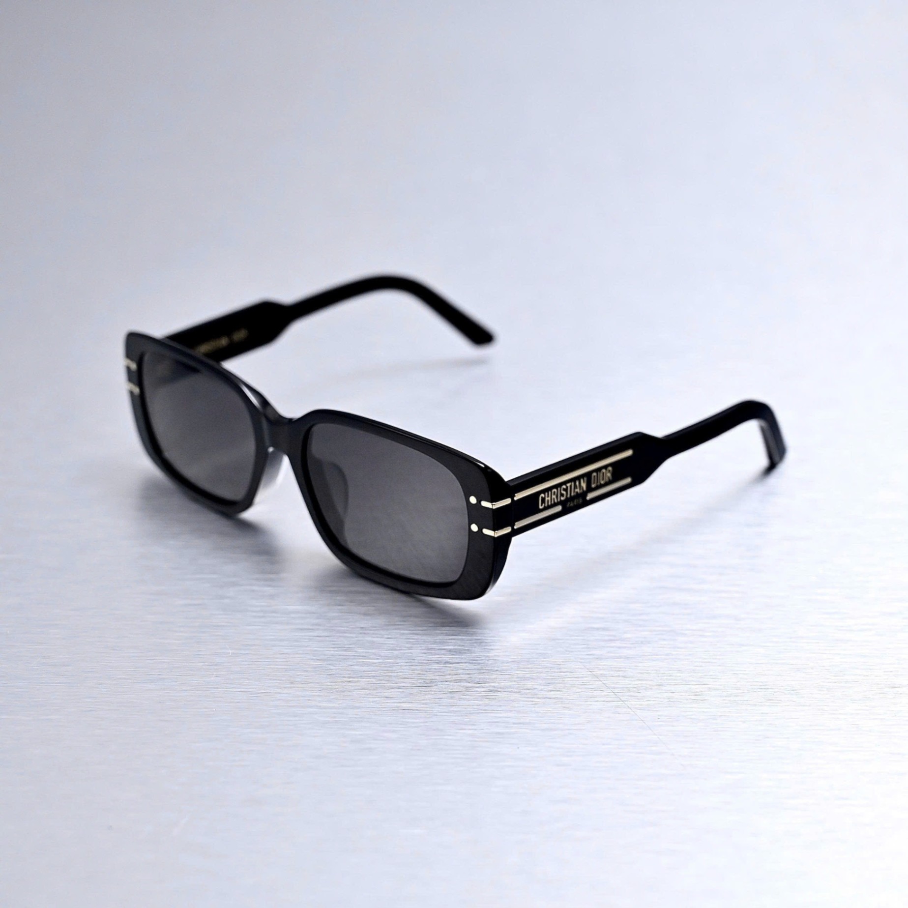 KÍNH DIOR SIGNATURE S12F 10A0 BLACK DARK GREY SIZE 56/18/140