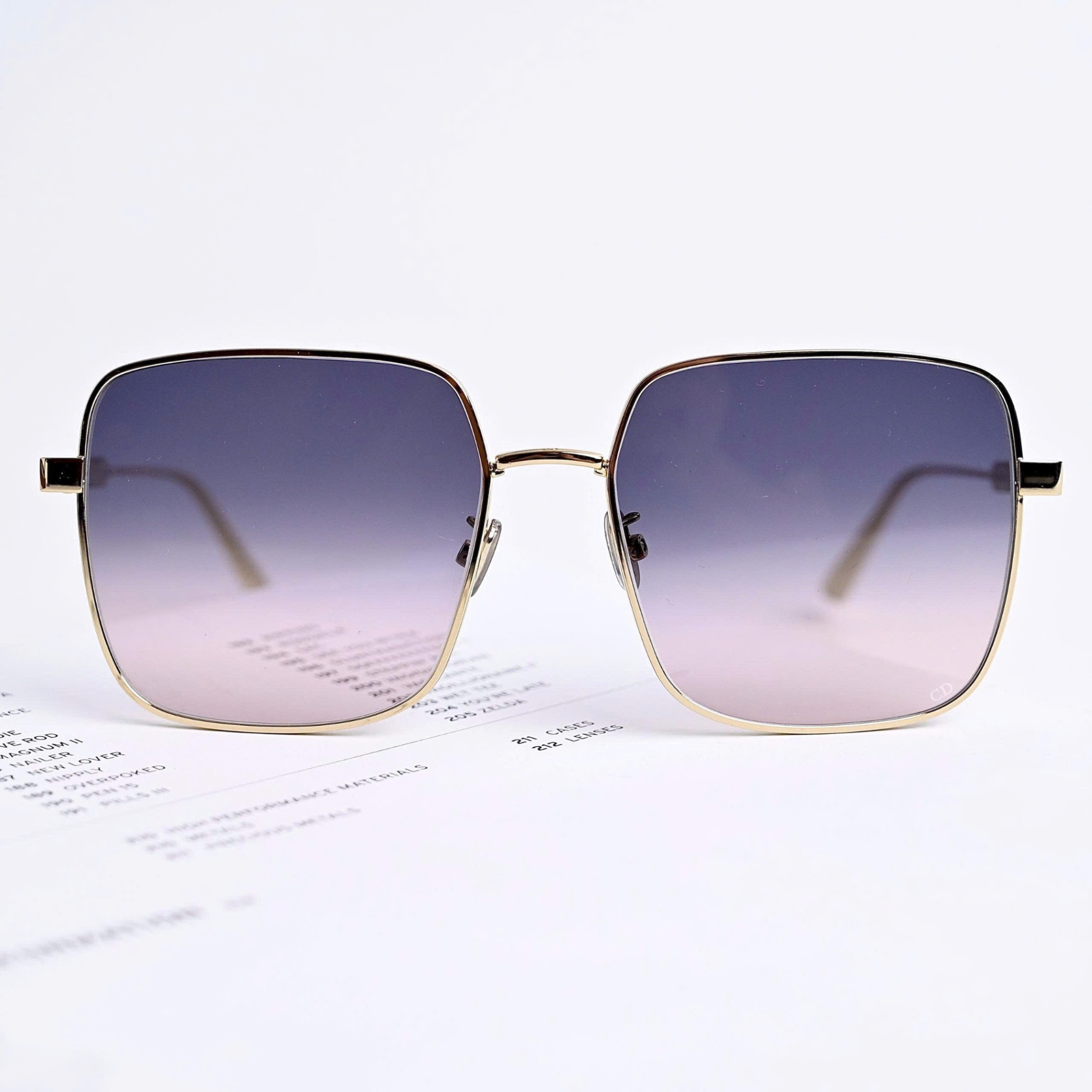 KÍNH DIORCANNAGE S1U B0G2 GOLD RED GRADIENT SIZE 59/18/140