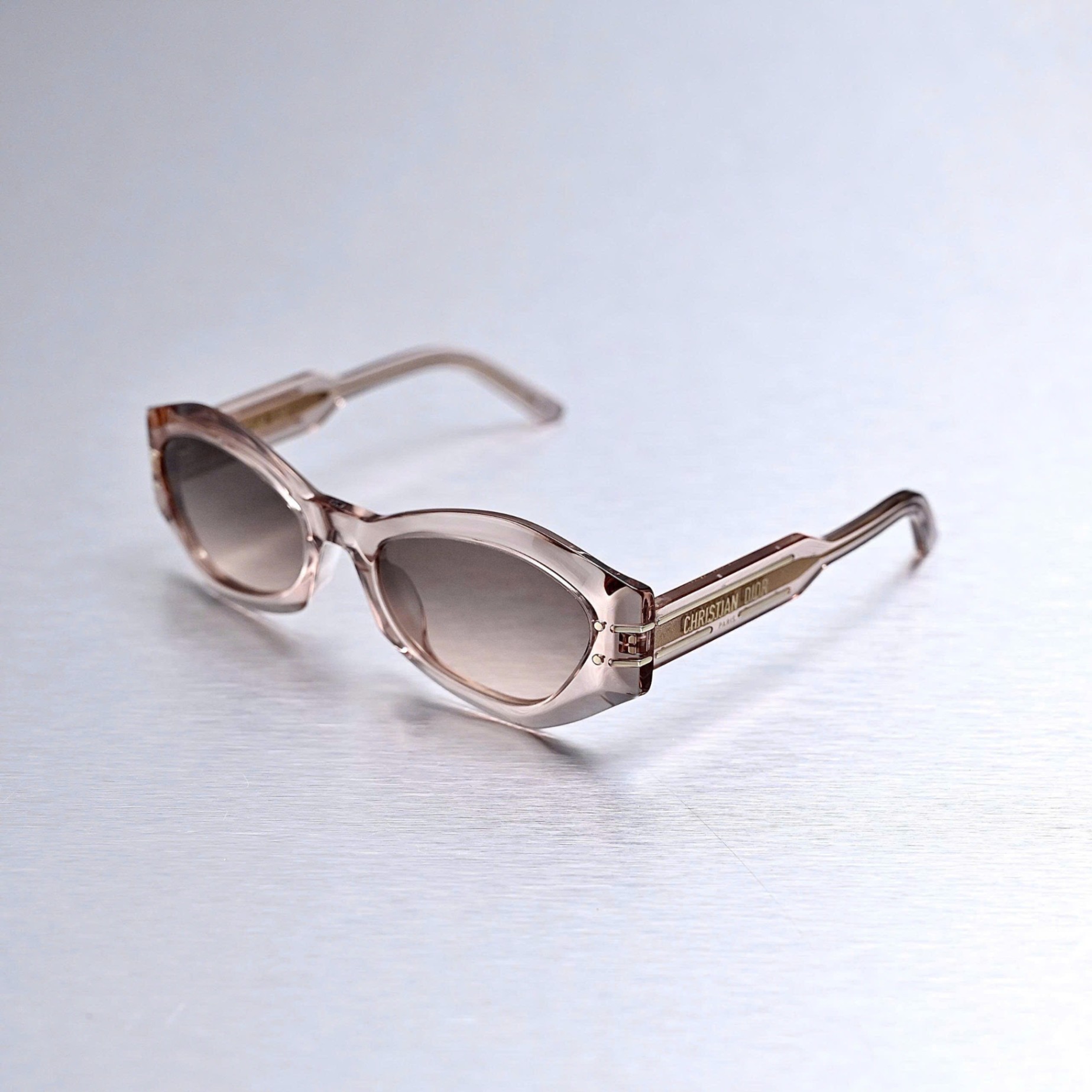 KÍNH DIOR SIGNATURE B1U 40F1 PINK BROWN SIZE 55/20/140