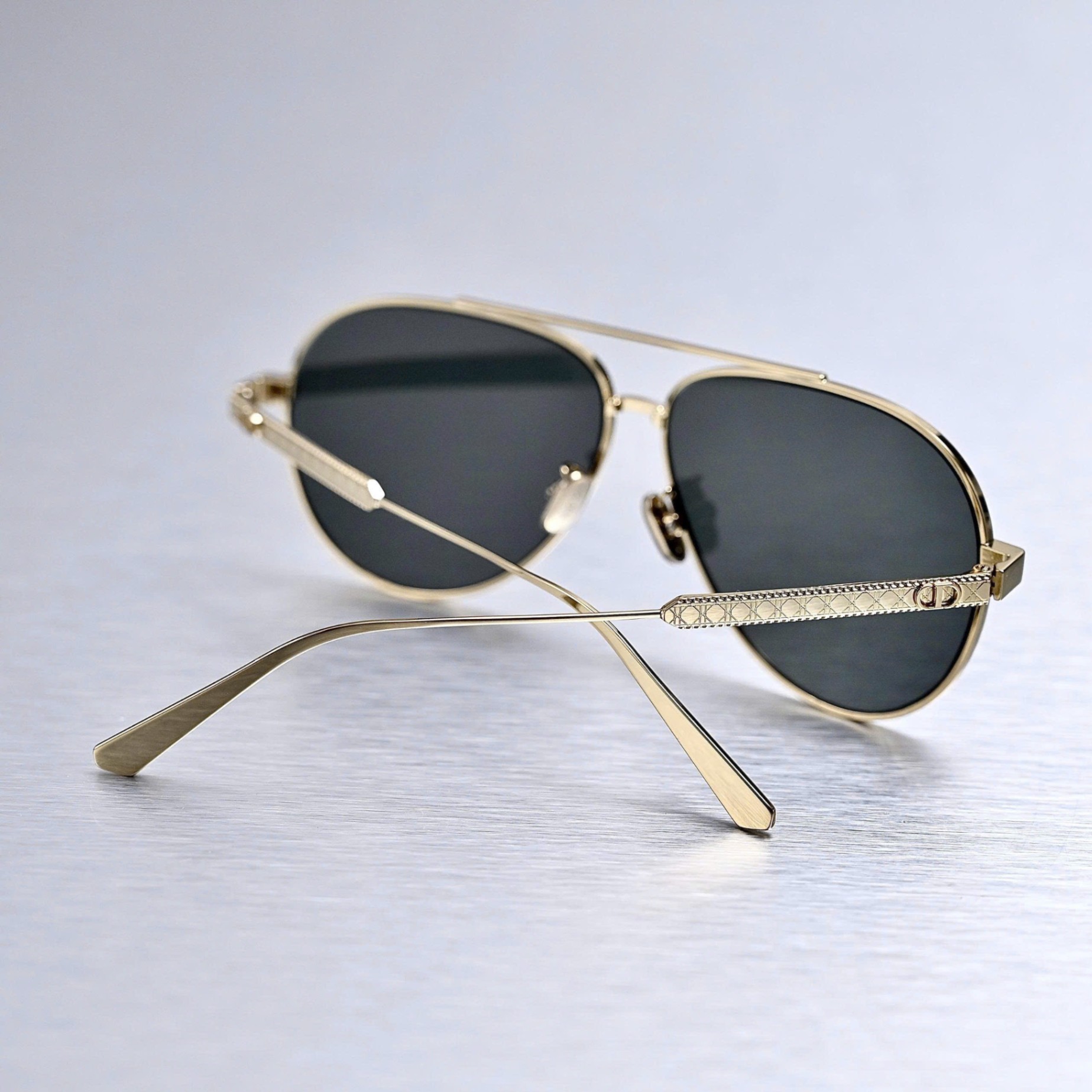 KÍNH DIOR CANNAGE A1U B0C0 GOLD BLUE SIZE 61/11/140