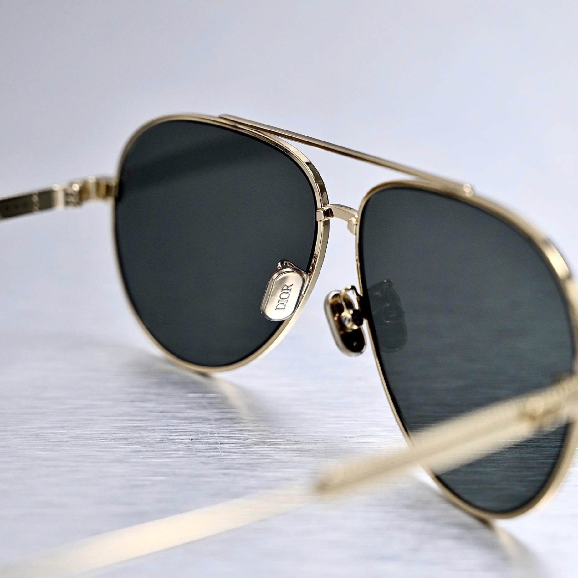 KÍNH DIOR CANNAGE A1U B0C0 GOLD BLUE SIZE 61/11/140
