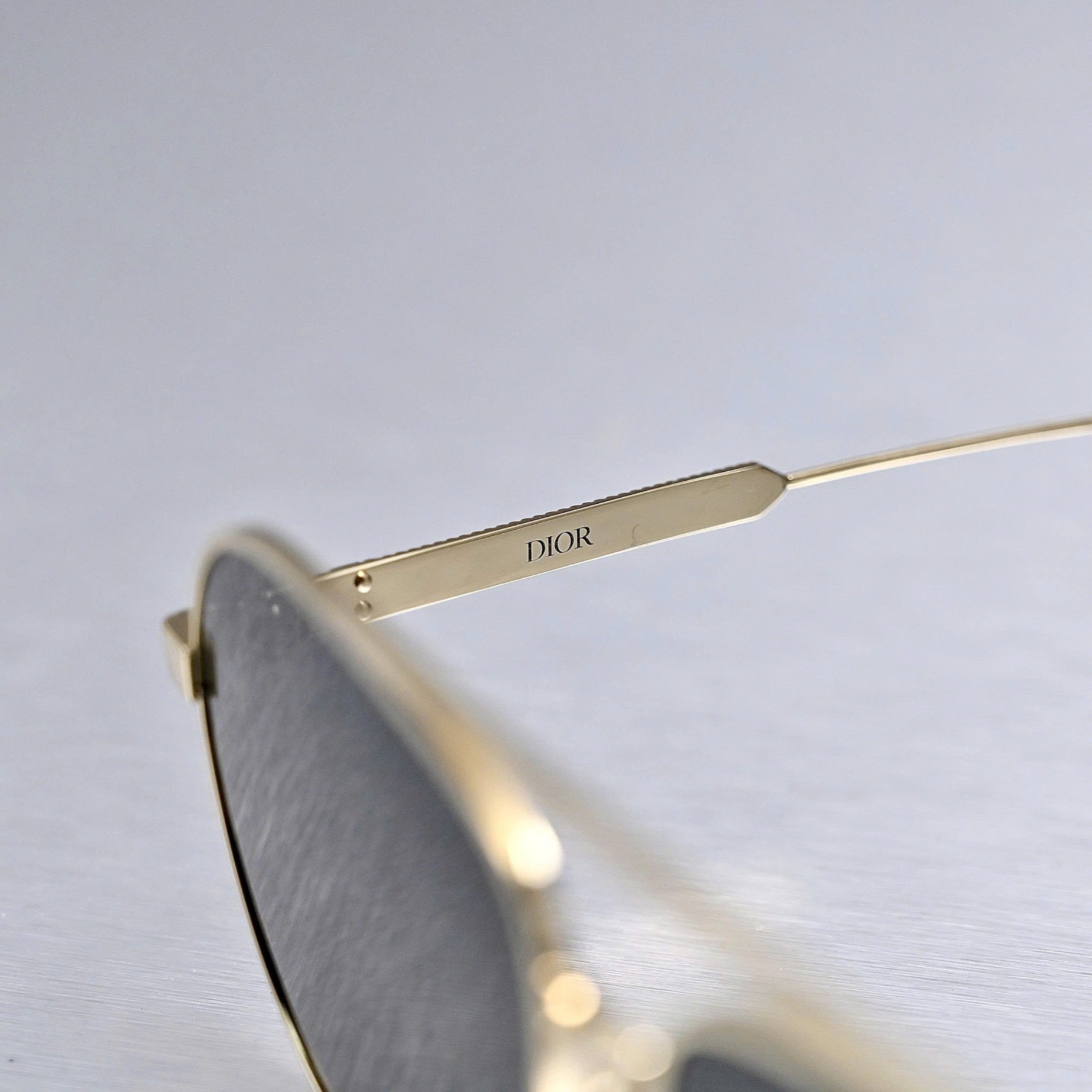 KÍNH DIOR CANNAGE A1U B0C0 GOLD BLUE SIZE 61/11/140
