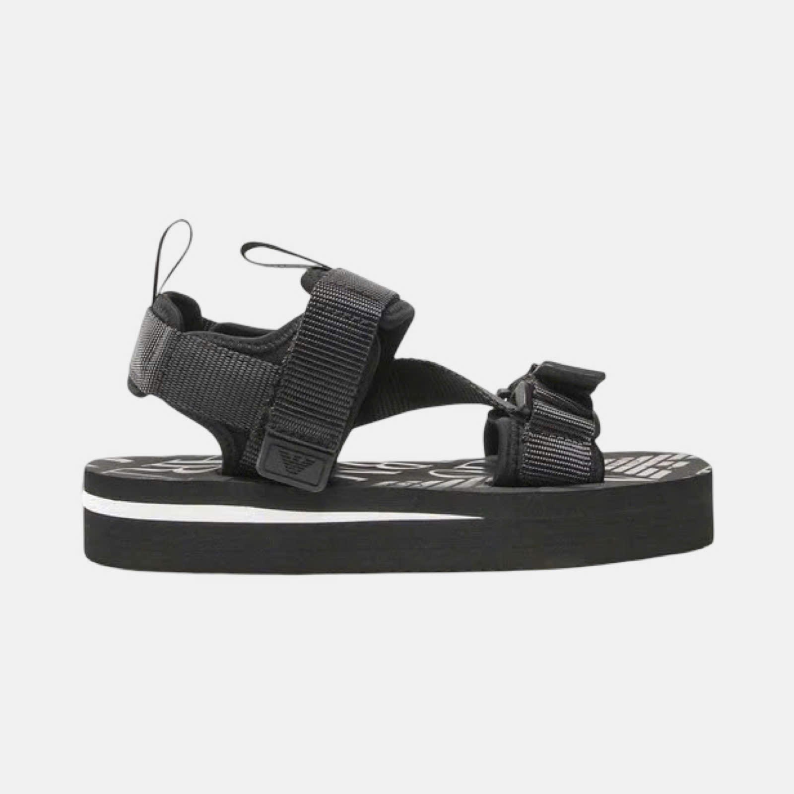 SANDAL EMPORIO ARMANI ĐEN VÂN CHÌM