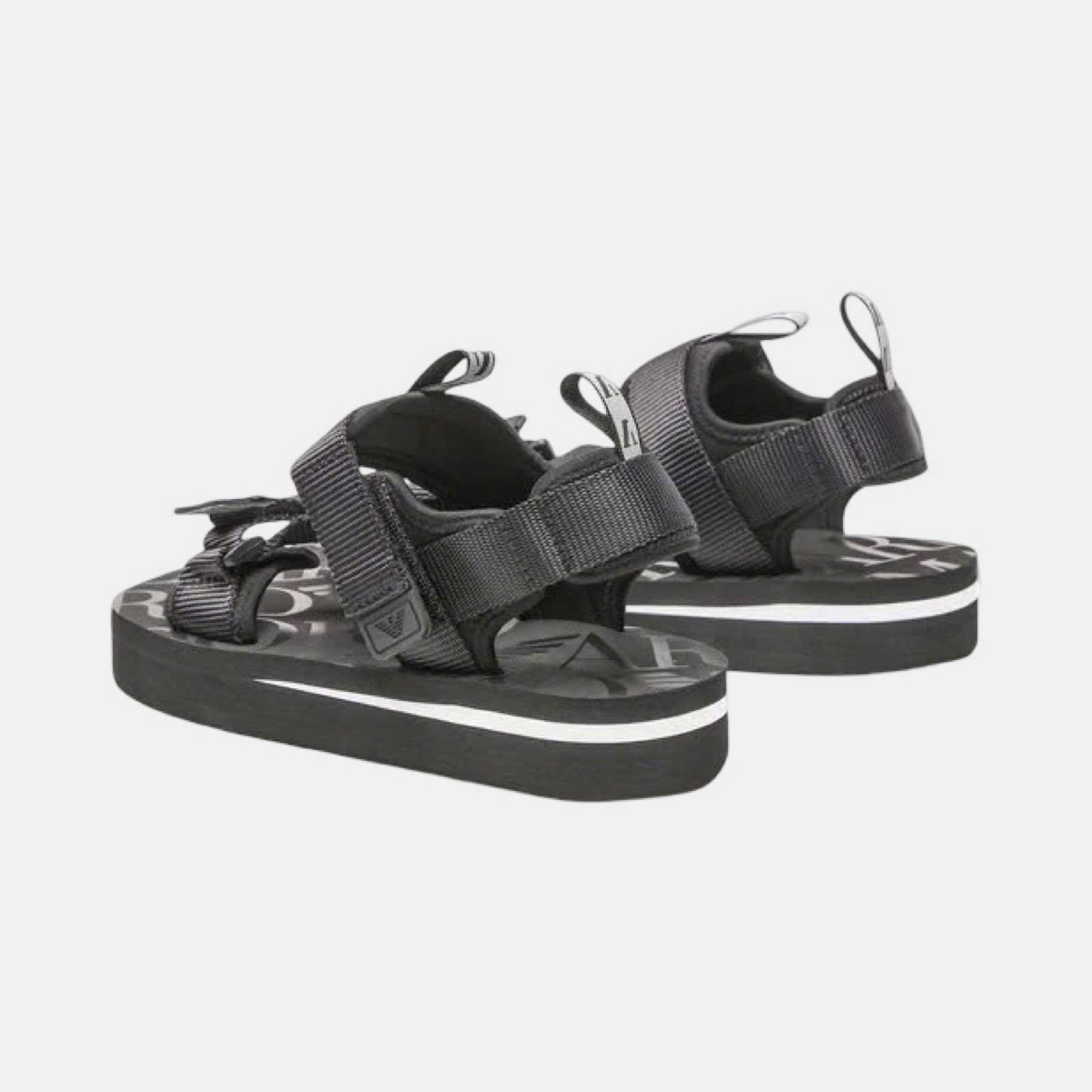 SANDAL EMPORIO ARMANI ĐEN VÂN CHÌM